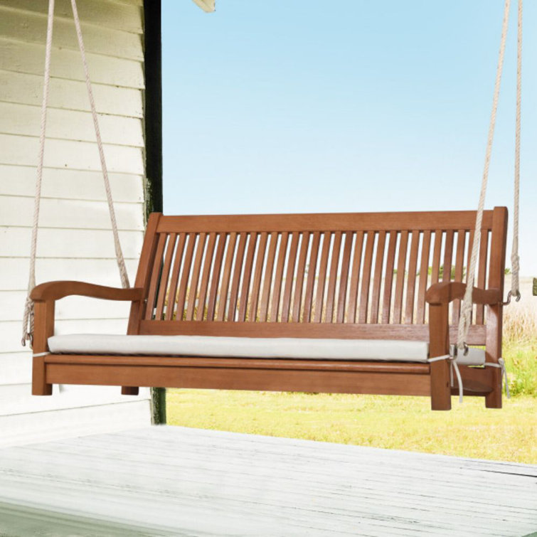 Andro 2 Person Solid Wood Porch Swing